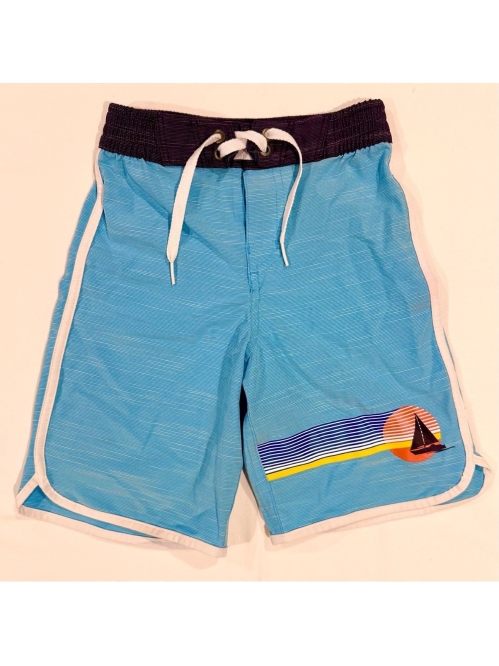 Hanna Andersson Sunblock Board Shorts Boys 4 100 cm 4T Surf Swim Shorts Summer